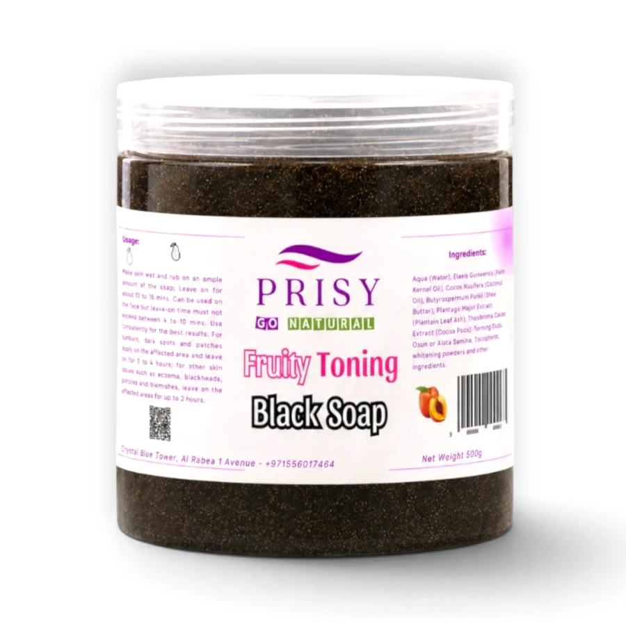 Fruity Toning Black Soap
