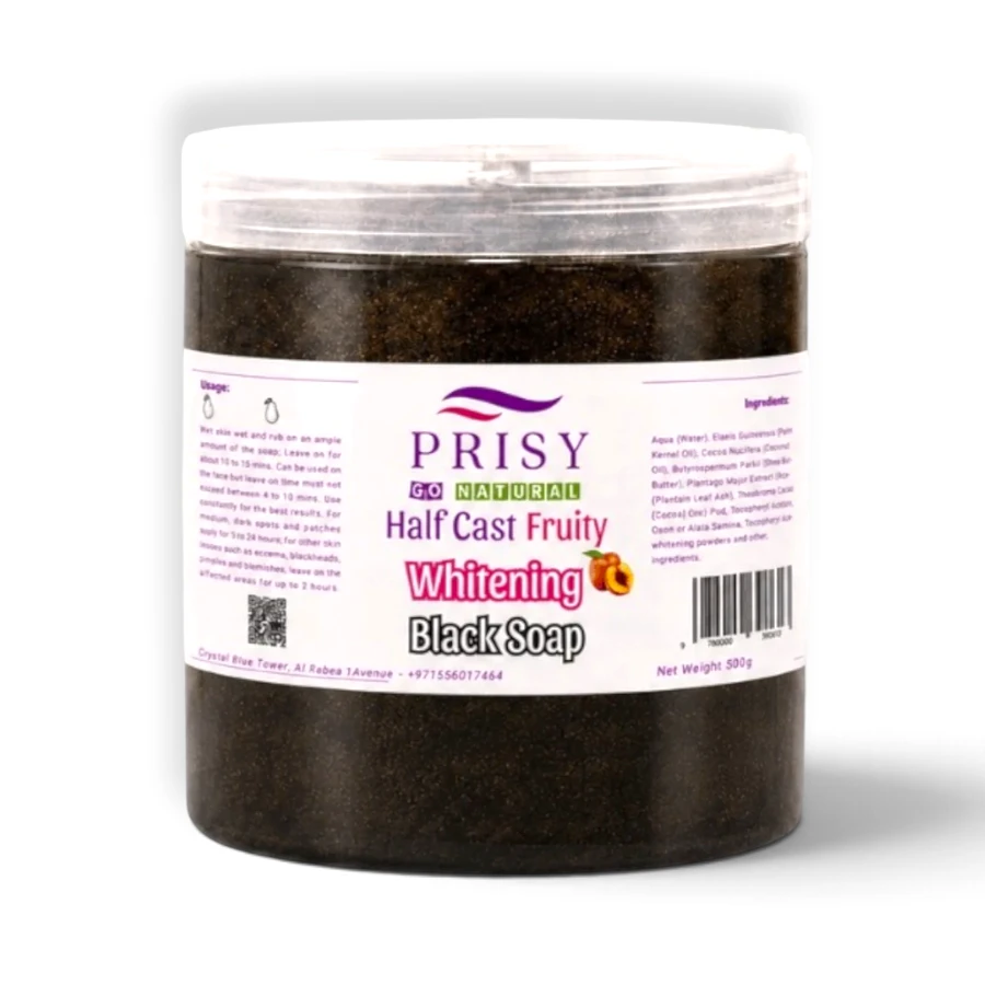 Half Cast Whitening Black Soap